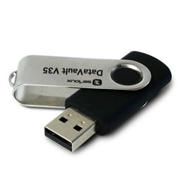SERIOUXUSB 64GB SRX DATAVAULT V35 BLACK USB 2.0
