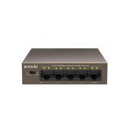 TENDA 5-PORT PoE SWITCH TEF1105P-4-63W