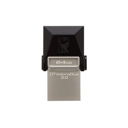 KINGSTONUSB 64GB DT mDUO USB 3.0 KS DTDUO3C/64GB