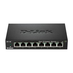 DLINK SW 8P-FE UNMNGD DESK METAL