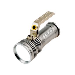 TEDLanterna metalica LED CREE T6 5W 2 acumulatori 18650
