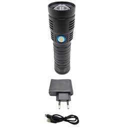 TEDLanterna metalica led 3 acumulatori litiu L18650